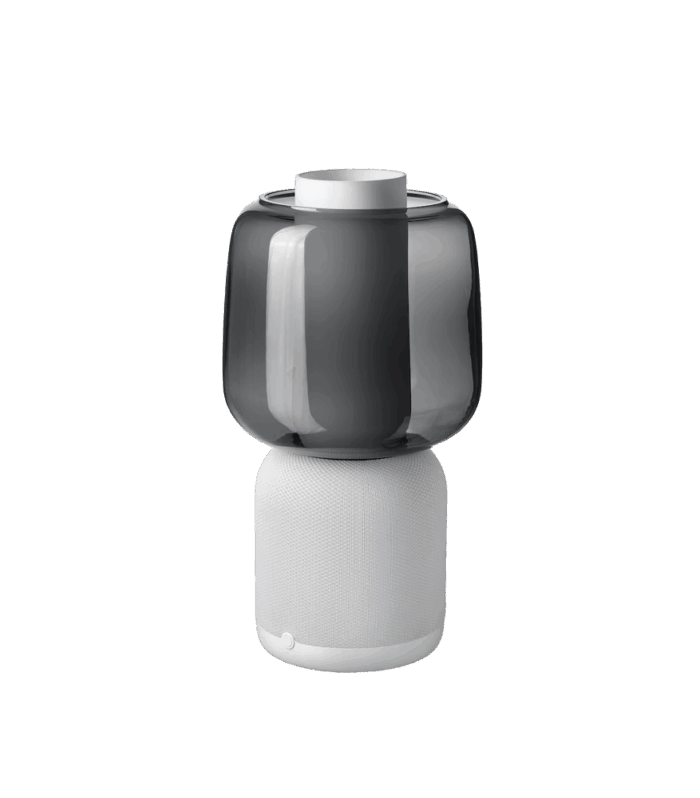 Sonos speaker lamp, glass shade